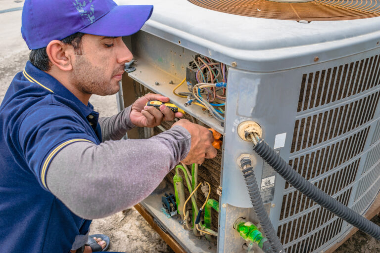 This is a picture for a blog about air conditioning repair service.